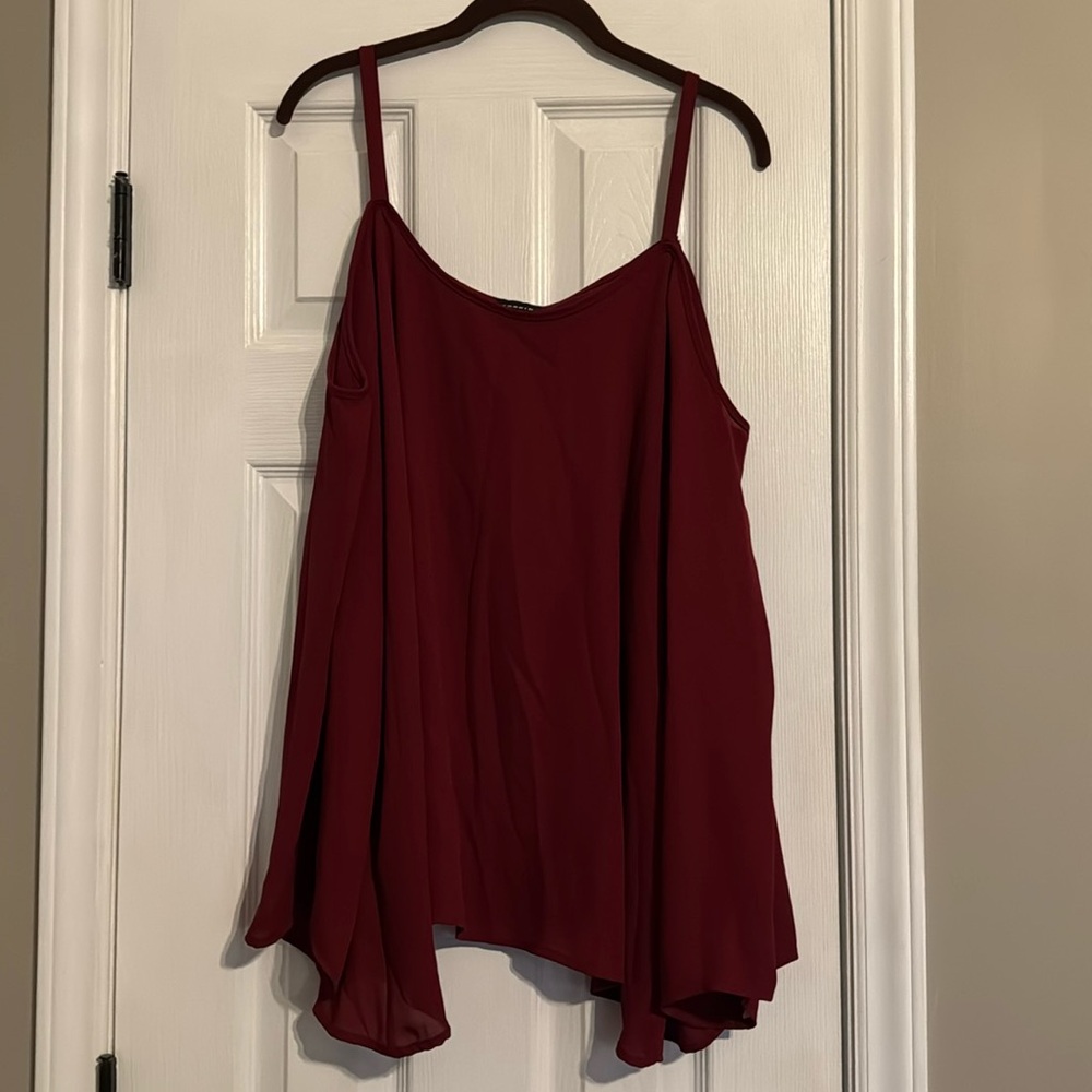 EUC Torrid Cold Shoulder Blouse